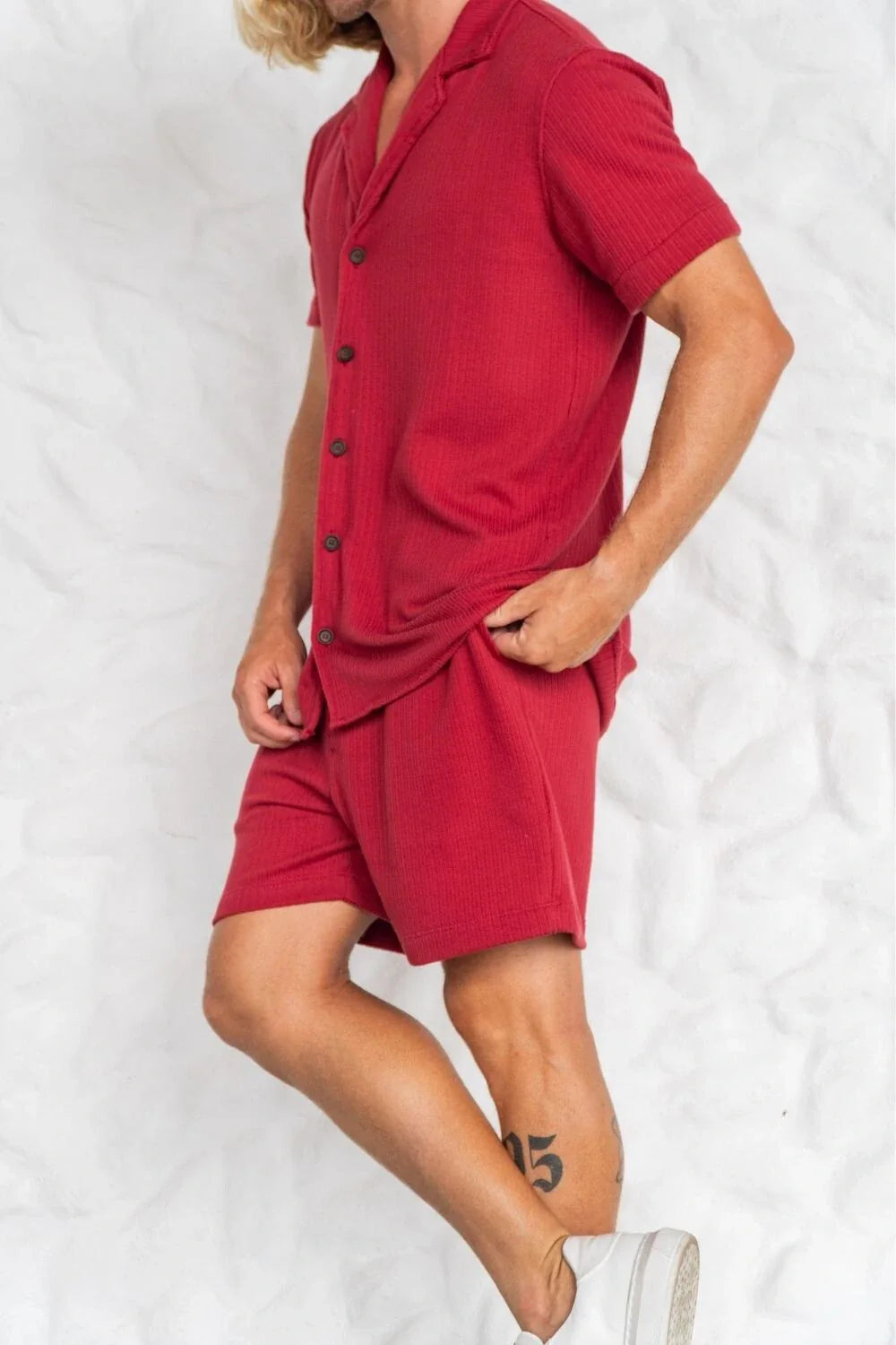 Short Tricô Paradizo Marsala- Linha Urban