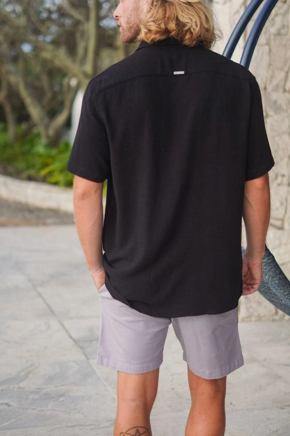 Short Urban Sarja Com Elastano 2.0 - Linha Urban - Cinza