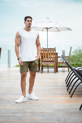 Short Sport Tecido Tecnológico - Linha Urban - Verde Militar