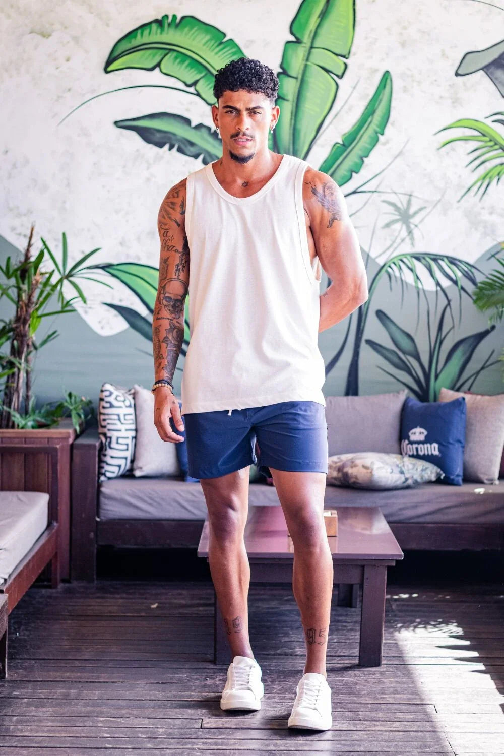 Short Sport Tecido Tecnológico - Linha Urban - Azul