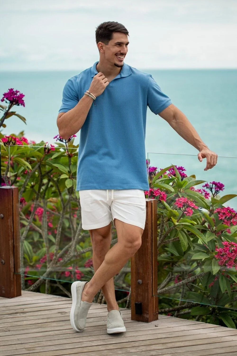 Short Urban Sarja Com Elastano 2.0 - Linha Urban - Off White