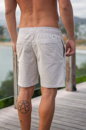 Short Urban Sarja Com Elastano 2.0 - Linha Urban - Bege