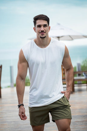 Short Sport Tecido Tecnológico - Linha Urban - Verde Militar