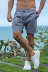 Short Urban Sarja Com Elastano 2.0 - Linha Urban - Cinza
