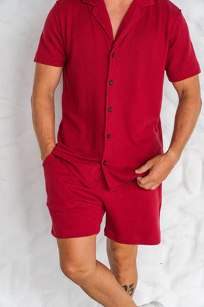 Conjunto AllWine Tricô - Camisa e Short