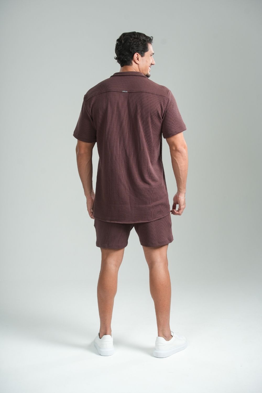 Short Paradizo Tricô Marrom – Linha Urban