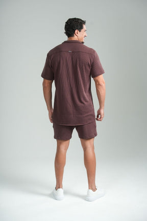 Short Paradizo Tricô Marrom – Linha Urban