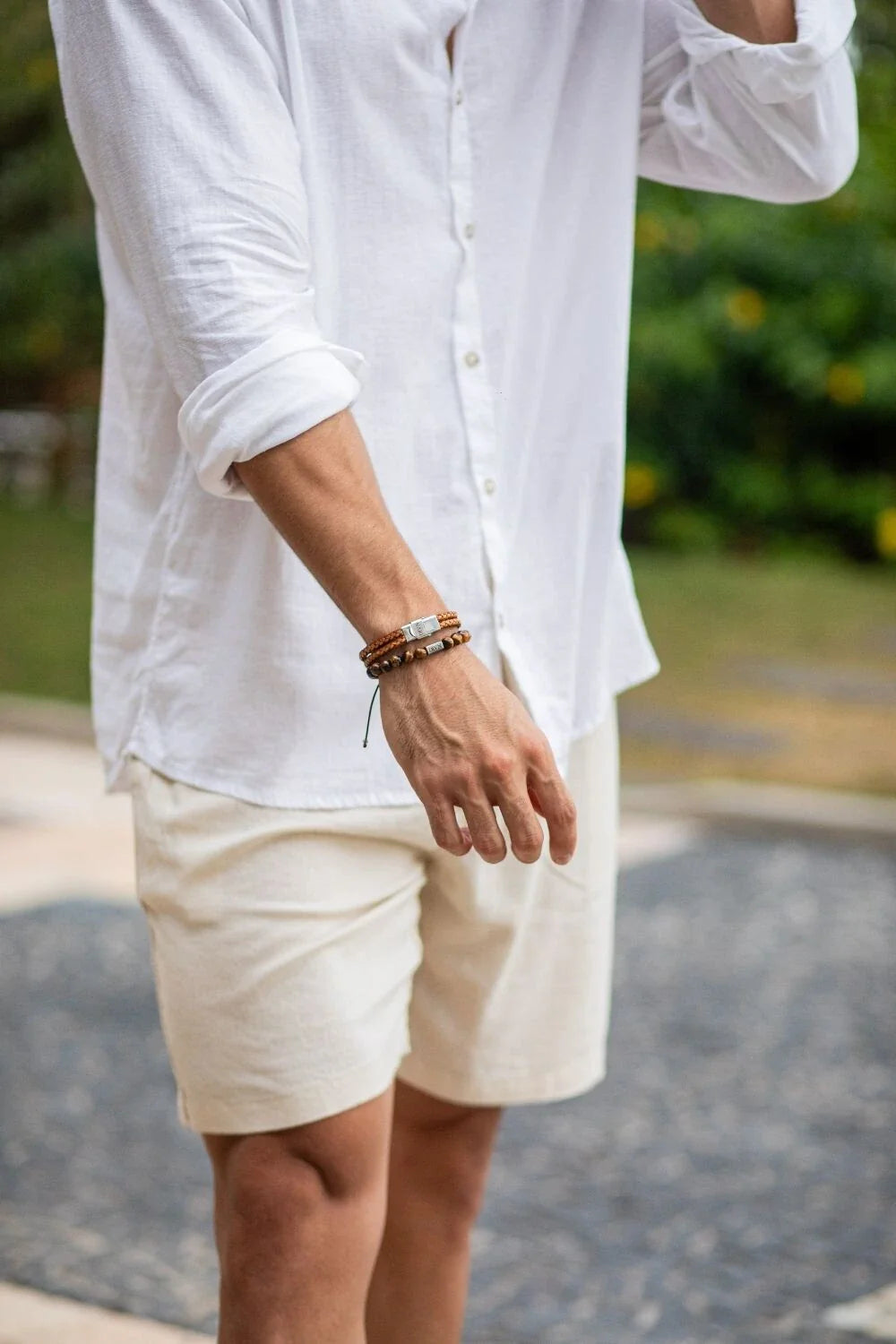 Short Resort Linho Long - Linha Resort - Natural