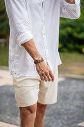 Short Resort Linho Long - Linha Resort - Natural