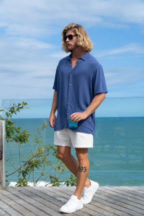 Short Tricô Paradizo Off White - Linha Urban