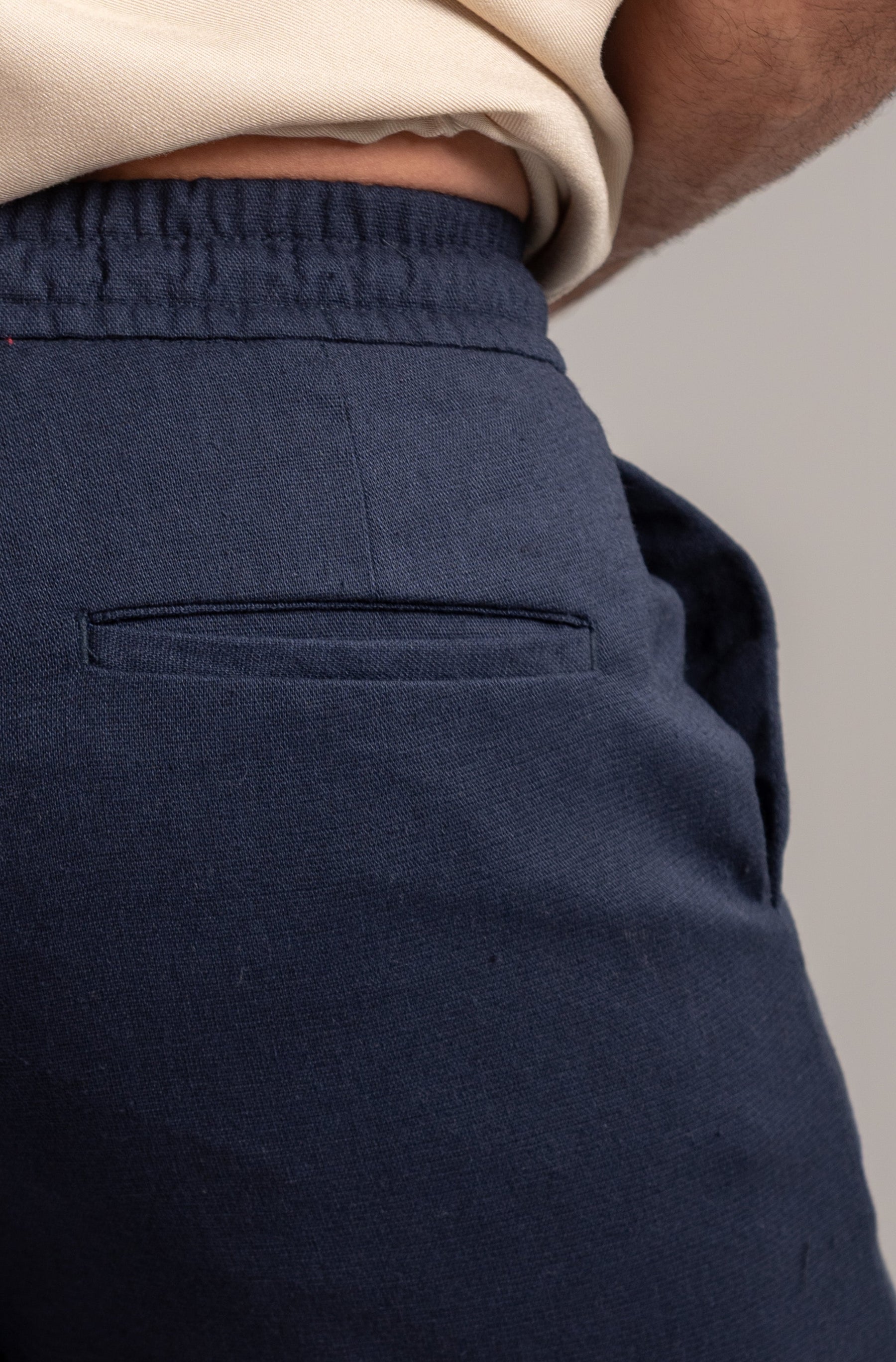 Short Alfaiataria Positano Azul Escuro - Linha Resort