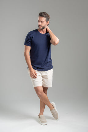 Short Alfaiataria Positano Off White - Linha Resort